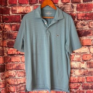 Vineyard Vines Blue Polo Relaxed Fit Classic